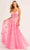 Ellie Wilde EW35016 - Fitted Floral Evening Dress Evening Dresses 00 / Pink