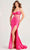 Ellie Wilde EW35026 - Sweetheart Dropped Evening Dress Prom Dresses 00 / Hot Pink