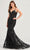 Ellie Wilde EW35039 - Trumpet Sequins Evening Dress Evening Dresses 00 / Black