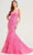 Ellie Wilde EW35048 - Sequin Mermaid Evening Dress Evening Dresses 00 / Hot Pink
