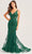Ellie Wilde EW35071 - Fitted Trumpet Evening Dress Prom Dresses 00 / Emerald