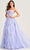 Ellie Wilde EW35081 - Embroidered Sleeveless Prom Gown Prom Dresses 00 / Lilac