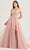 Ellie Wilde EW35090 - Beaded Asymmetrical Prom Gown Prom Dresses 00 / Dusty Rose