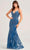 Ellie Wilde EW35095 - Beaded Sleeveless Prom Gown Prom Dresses 00 / Peacock