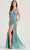 Ellie Wilde EW35096 - Asymmetrical Sheath Evening Dress Prom Dresses 00 / Mint
