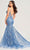Ellie Wilde EW35098 - Sleeveless Cracked Ice Embellished Prom Gown Pageant Dresses