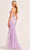 Ellie Wilde EW35110 - Embroidered V-Neck Prom Gown Prom Dresses 00 / Lilac