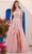 Ellie Wilde EW35114 - Scoop Neck Sequin Embellished Prom Gown Prom Dresses 00 / Blush