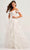 Ellie Wilde EW35218 - Cold Shoulders A-Line Evening Dress Evening Dresses 00 / White
