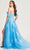 Ellie Wilde EW35220 - Feather Detailed Sweetheart Neck Prom Gown Prom Dresses