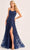 Ellie Wilde EW35222 - Scoop A-Line Evening Dress Evening Dresses 00 / Royal Blue