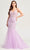 Ellie Wilde EW35227 - Mermaid Sheer Evening Dress Prom Dresses 00 / Lilac