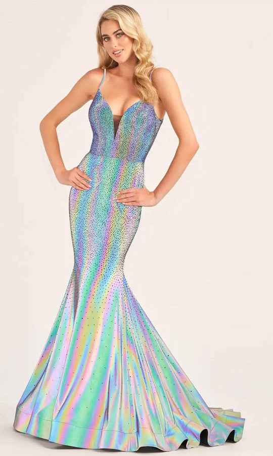 Ellie Wilde EW35701 - Stone Embellished Trumpet Prom Gown