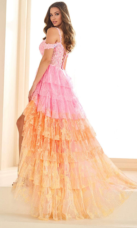 Ellie Wilde EW36037 - Off-Shoulder A-Line Prom Gown