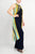 Emma & Michele 100064 - Sleeveless Multicolor Striped Jumpsuit Special Occasion Dress