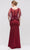 Eureka Fashion 7003 - Embellished Sheer Cape Formal Gown Mother of the Bride Dresses
