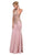 Eureka Fashion 7033 - Halter Mermaid Prom Gown Prom Dresses S / Beige/Gold