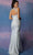 Eureka Fashion 9006 - Cutout Back Mermaid Evening Gown Evening Dresses