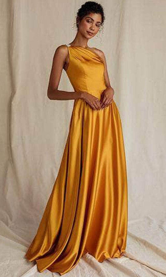 Eureka Fashion 9025 - Asymmetrical Evening Gown