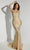 Eureka Fashion 9133 - Ruched Detail Sleeveless Prom Dress Prom Dresses XS / Champagne