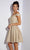 Eureka Fashion 9366 - Sweetheart Embellished Cocktail Dress Prom Dresses XS / Champagne