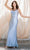 Eureka Fashion 9711 - Spaghetti Strap Sheath Evening Dress Evening Dresses XS / Dusty Blue
