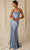 Eureka Fashion 9711 - Spaghetti Strap Sheath Evening Dress Evening Dresses XS / Silver