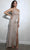 Eureka Fashion 9810 - Glitter Embroidered Prom Dress Special Occasion Dress XS / Rose Gold
