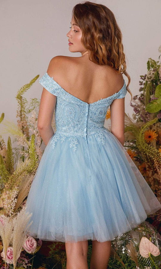 Eureka Fashion 9833 - Sweetheart Embellished A-Line Cocktail Dress