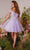 Eureka Fashion 9833 - Sweetheart Embellished A-Line Cocktail Dress Prom Dresses XS / Lilac