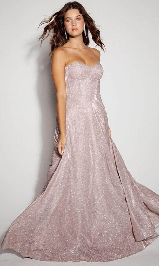 Eureka Fashion 9878 - Strapless A-Line Prom Gown