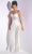Eureka Fashion 9889W - Floral Lace Embellished Sleeveless Prom Dress Prom Dresses