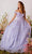 Eureka Fashion 9909 - Off-Shoulder Embroidered Ballgown Ball Gowns XS / Lilac