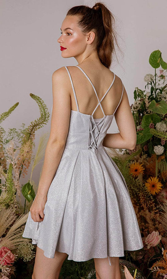 Eureka Fashion 9988 - Sweetheart Box Pleated Cocktail Dress