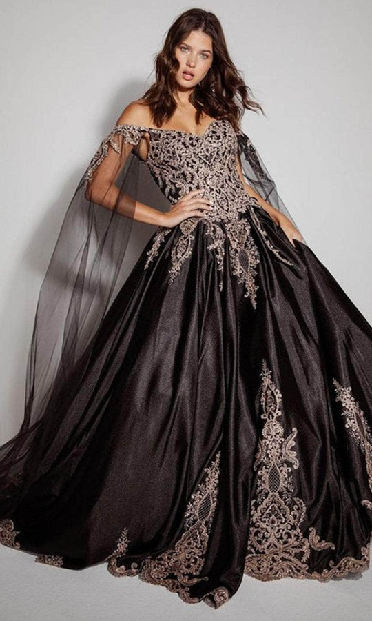Eureka Fashion EK1002 - Sweetheart Neck Off-Shoulder Ballgown