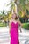 Faviana 11010 - Satin V-Neck Prom Gown Prom Dresses