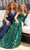 Faviana 11031 - Sequin Prom Gown with Slit Prom Dresses
