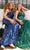 Faviana 11031 - Sequin Prom Gown with Slit Prom Dresses