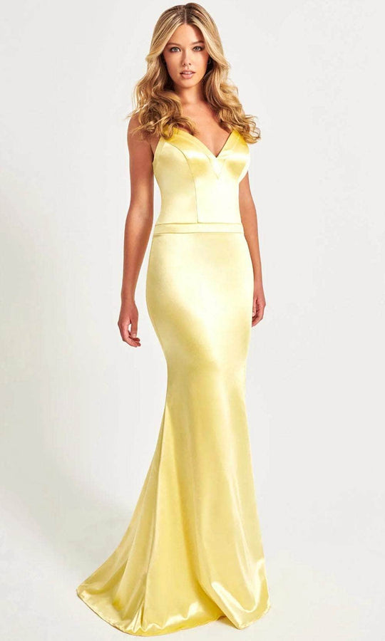 Faviana 11052 - Cross Low Back Prom Gown