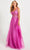 Faviana 11055 - Applique V-Neck Prom Gown Prom Dresses