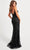 Faviana 11075 - Embellished Prom Gown with Slit Prom Dresses