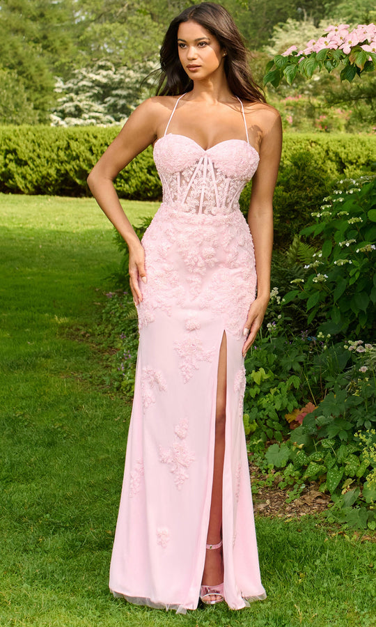 Faviana 11255 - Sweetheart Beaded Tulle Prom Gown