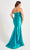 Faviana 9545 - Pleated Bodice Strapless Prom Gown Special Occasion Dress