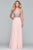 Faviana S10244 - Crystal-Crusted Sleeveless Two-Piece Prom Gown Prom Dresses 4 / Cloud Blue
