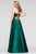 Faviana S10400 - Sleeveless Beaded Lace Evening Gown Prom Dresses 14 / Royal