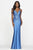 Faviana S10500 - Rhinestone Embellished Sleeveless Evening Dress Evening Dresses 0 / Dark Emerald