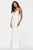 Faviana - S10648 Appliqued V-Neck Trumpet Dress Prom Dresses 00 / Ivory