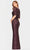 Faviana S10861E - Allover Sequin Sweetheart Evening Gown Evening Dresses 18E / Eggplant