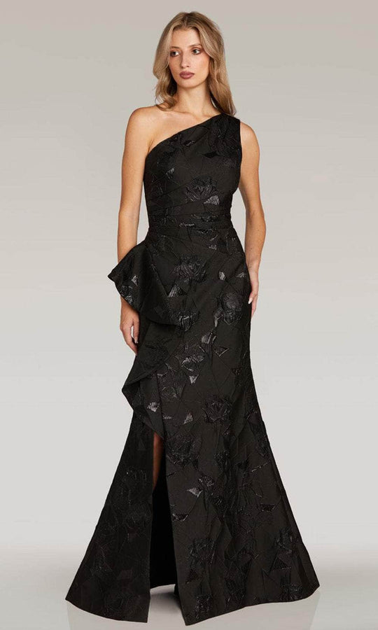 Feriani Couture 18348 - One Shoulder Draped Evening Gown