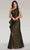 Feriani Couture 18348 - One Shoulder Draped Evening Gown Evening Dresses